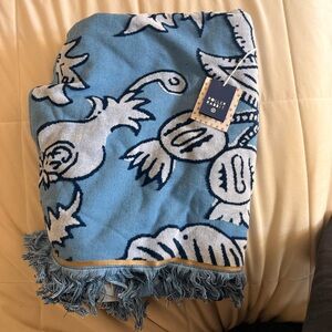 Roller Rabbit Blue and White Swim Cover-Up